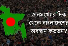 জনসংখ্যার দিক থেকে বিশ্বে বাংলাদেশের অবস্থান কততম ২০২৪