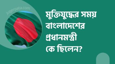 মুক্তিযুদ্ধের সময় বাংলাদেশের প্রধানমন্ত্রী কে ছিলেন